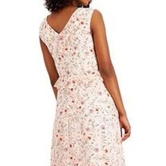 INC Spring/Summer Ruffle Floral Print Sheath Dress Sz 8 NWT - Picture 5 of 11
